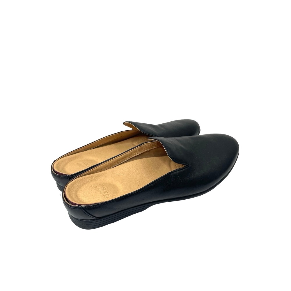 Dansko Lexie Black Milled nappa leather Mules slides Size‎ 39 black - Picture 5 of 8